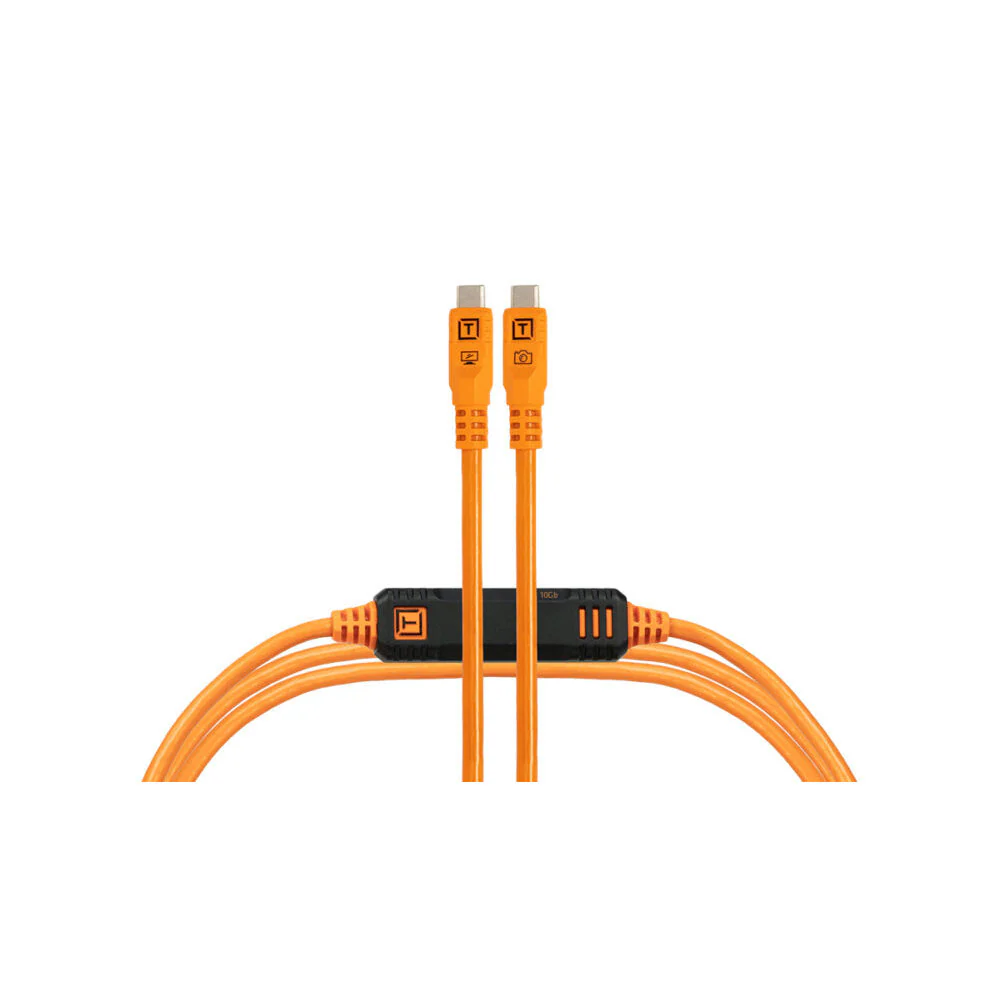 Tether Tools TetherPro Optima 10G 6' Straight to Straight USB-C Cable - Orange