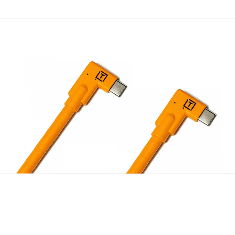 TetherPro USB-C to USB-C 5G Dual Right Angle Cable - 15′ - Image 2
